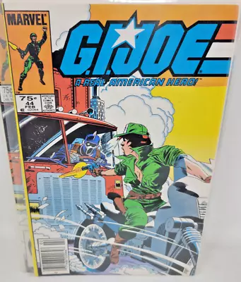 Buy G.I. JOE: A REAL AMERICAN HERO #44 1986 Marvel 8.5 Newsstand Mike Zeck Cover Art • 10.86£