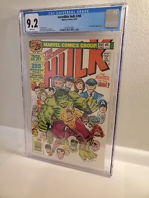 Buy Incredible Hulk #200 CGC 9.2 White Pages (1976 Marvel Comics) • 69.89£