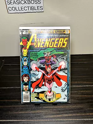 Buy Avengers #186 1979 Marvel Comics Chthon 1st Magda Origin Scarlet Witch Newstand • 15.53£