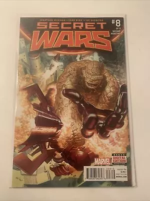 Buy Secret Wars #8 Marvel Comic Book 2016 Second Print NM Backed & Sealed New • 3.99£
