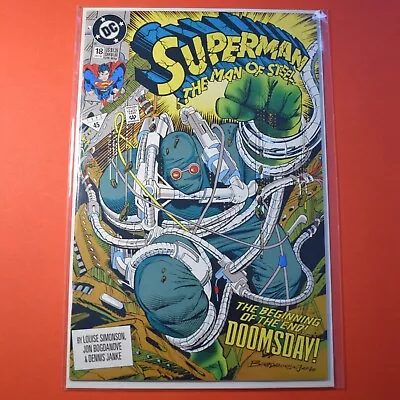 Buy Superman The Man Of Steel #18 1st Print.  1st Appearance Doomsday DC Comics  • 38.79£