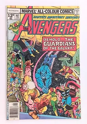 Buy The Avengers #167 1978 Marvel 6.0 FN (estimate) (UK Price) • 3.55£