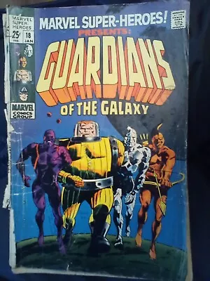 Buy Marvel Super Heroes 18 1st App Guardians Of The Galaxy. 1968. Cents Copy • 25£