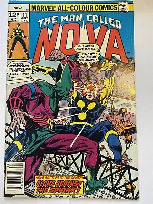 Buy NOVA, MAN CALLED #11 Rich Rider Bronze Age - Marvel Comics 1977 VF/NM • 3.95£