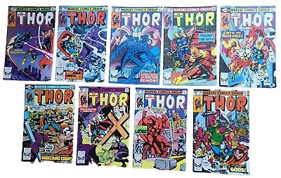 Buy Thor #301 To #309 Run. (Marvel 1980) HIGH GRADE Bronze Age Issues. • 24.99£