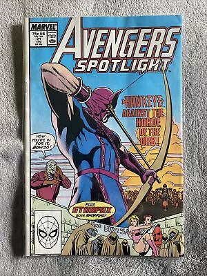 Buy Avengers Spotlight #21, 1989, Marvel Comic • 2£