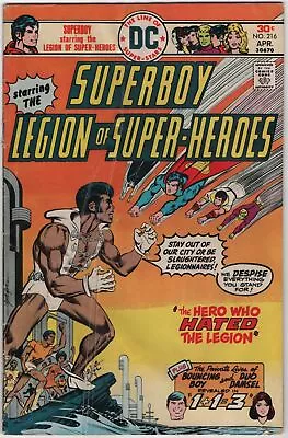Buy Superboy Comic Book #216 DC Comics 1976 GOOD+ • 2.91£