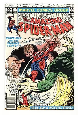 Buy Amazing Spider-Man #217N Newsstand Variant FN+ 6.5 1981 • 11.28£