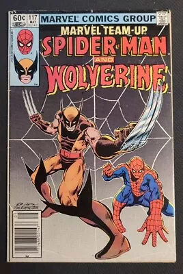 Buy Marvel Team-Up Starring Spider-Man & Wolverine #117 1982 Fine+ Marvel Comics  • 5.44£