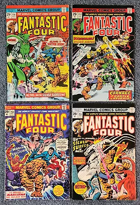 Buy FANTASTIC FOUR #153,155,156,157 Marvel Comics 1974-75 Lot Iof 4 VG To VF • 31.11£