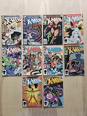 Buy The Uncanny X-men Comic Lot 131,163,173,190,191,192,193,196,199,202 • 34.95£