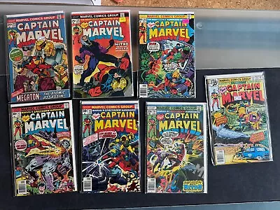 Buy Captain Marvel #22,34,46,47,48,54,60  LOT Comics • 34.95£
