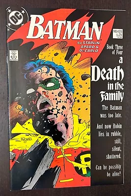 Buy BATMAN #428 (DC Comics 1988) -- Death In The Family -- Robin Cover -- NM- (D) • 26.44£
