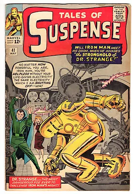 Buy Tales Of Suspense #41 Very Good-Fine 5.0 Third Iron Man Jack Kirby Art 1963 • 322.28£