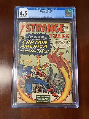 Buy Strange Tales 114 - First Captain America Since 1954! - CGC 4.5 • 154.70£