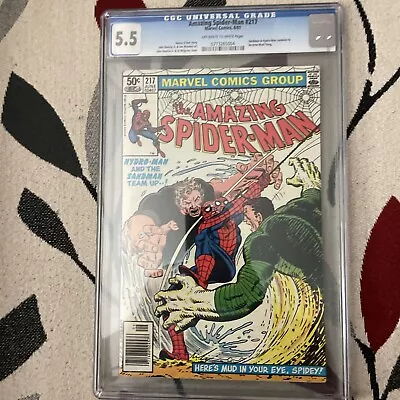 Buy Amazing Spider-Man #217 Vol 1- CGC 5.5- 1st Appearance Of Mud-Thing! • 19.45£