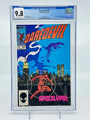 Buy Daredevil #227 CGC 9.8 White Pages Kingpin Discovers Identity Born Again Saga • 155.31£