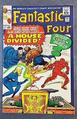 Buy FANTASTIC FOUR #34 (Marvel 1965) FN+(6.5)  1st Gideon Letter From RR Martin • 90£