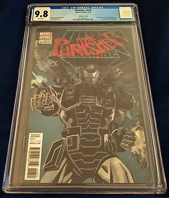 Buy Punisher #218 CGC 9.8 Lenticular Variant Iron Man #282 Bradstreet Homage Cover • 50.47£