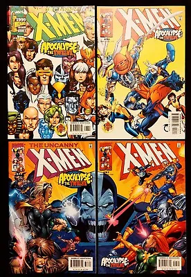 Buy Lot 4 X-Men 96 97 Uncanny 376 377 Apocalypse The Twelve 12 Connecting Cover 2000 • 20.96£