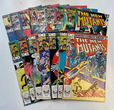 Buy New Mutants 15 BookLOT~ Several Keys! 2,3,5-10,12,13,15-19 Mid Grade Fine Marvel • 17.05£
