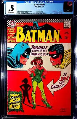 Buy Batman #181 CGC 0.5 1966 DC Comics | 1st Appearance Of Poison Ivy • 194.14£
