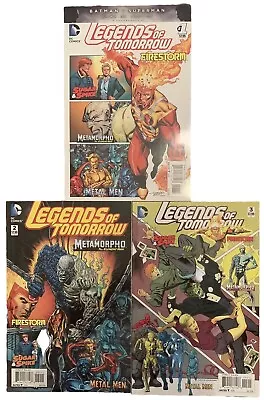 Buy LEGENDS OF TOMORROW #1 2 3 DC COMICS Firestorm Metamorpho Metal Men Sugar/Spike • 6.99£