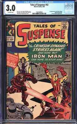 Buy Tales Of Suspense #52 Cgc 3.0 Ow Pages // 1st Appearance Of The Black Widow • 326.18£