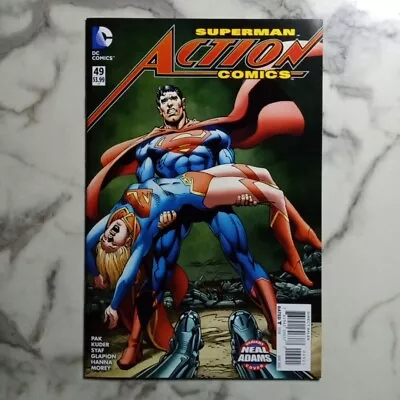 Buy Superman Action Comics #49 DC Comics Neal Adams Variant CRISIS HOMAGE • 4.60£