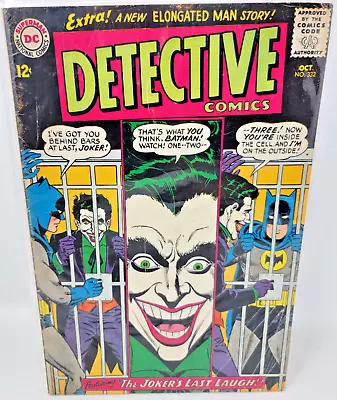 Buy DETECTIVE COMICS #332 1964 DC 3.0 Silver Age Joker Cover CARMINE INFANTINO ART • 31.06£