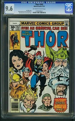 Buy THOR #262 CGC 9.6 OW/W K'rll 1st Appearance As Soul-Eater; Newstand Ed. • 135.91£