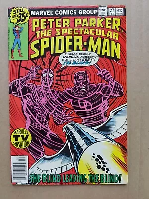 Buy Spectacular Spider-Man #27 1st Frank Miller Daredevil Marvel 1979 FN/VF • 18.64£