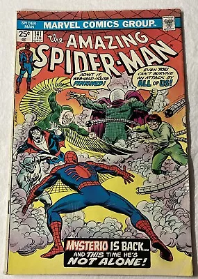 Buy Amazing Spider-Man # 141 1st Berkhart KEY Mysterio 1975 With MARK JEWELERS 6.0 • 34.95£