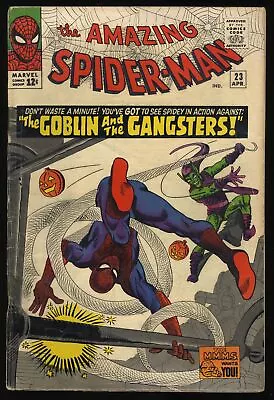 Buy Amazing Spider-Man #23 VG- 3.5 3rd Appearance Green Goblin! Marvel 1965 • 112.61£