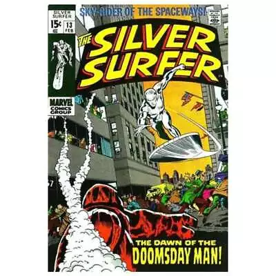 Buy Silver Surfer #13  - 1968 Series Marvel Comics Fine Full Description Below [g& • 29.53£