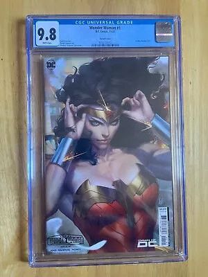 Buy Wonder Woman #1 - Cgc 9.8! Stanley  Artgerm  Lau Variant Cover! • 89.47£