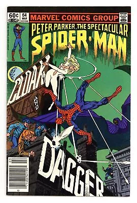 Buy Spectacular Spider-Man Peter Parker #64N VG 4.0 1982 • 62.13£