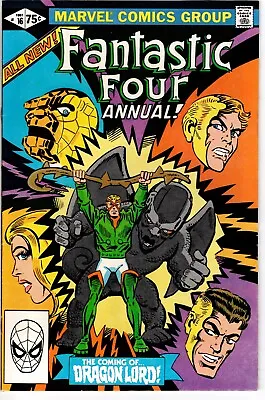 Buy Fantastic Four Annual #16 Jan 1981 Dragon Lord! • 3.92£