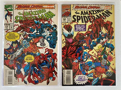 Buy 1993 Amazing Spider Man Maximum Carnage Part 7,11 #379 And #380 VF/NM Or Better • 15.53£