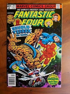 Buy Fantastic Four #211 (Marvel 1979) 1st Terrax VF 8.0 • 13.97£