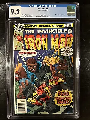 Buy Iron Man #88 CGC 9.2 (Marvel 1976)  WP!  Blood Brother Appearance! • 104.84£