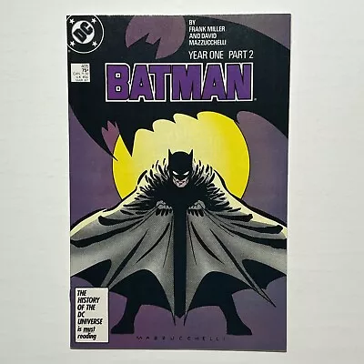 Buy BATMAN #405 (NM-/NM) • Frank Miller • Year One Part 2 • DC Comics 1987 • 11.61£