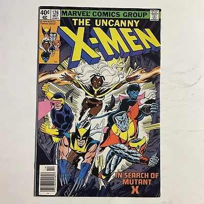 Buy Uncanny X-Men 126 1979 FN/VF Fine/very Fine 7.0 Newsstand Marvel 1st Proteus • 19.41£