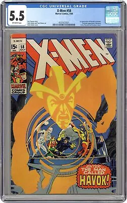 Buy Uncanny X-Men #58 CGC 5.5 1969 4337623021 • 182.83£