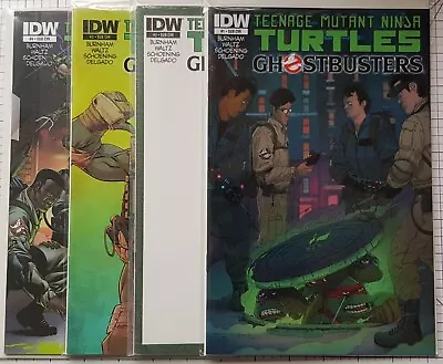 Buy Teenage Mutant Ninja Turtles Ghostbusters #1,2,3,4 Sub Variants IDW RARE • 59.99£