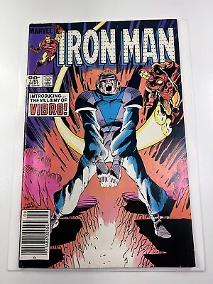 Buy Iron Man (1984 Marvel) #186 Newsstand 1st Vibro • 2.29£