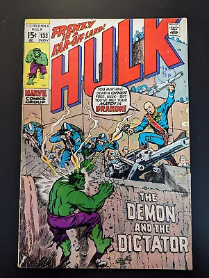 Buy Incredible Hulk #133, Marvel Comics 1970, FREE UK POSTAGE • 18.99£