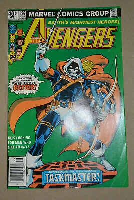 Buy Avengers #196 Raw Marvel Comics 1980 Newsstand Variant 1st Full Taskmaster • 31.06£