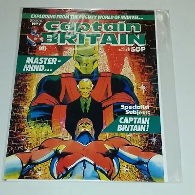 Buy Captain Britain #7 Vf (8.0) July 1985 Marvel British Monthly Comic Magazine (a) • 11.99£