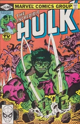 Buy INCREDIBLE HULK #245 F/VF, Direct Marvel Comics 1980 Stock Image • 5.44£